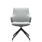 Stressless Chilli low D350 m/ armlæn - Cognac/sort - Paloma | Misty Grey, Mat sort