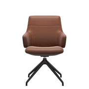 Stressless Chilli low D350 m/ armlæn - Cognac/sort - Paloma | New Cognac, Mat sort
