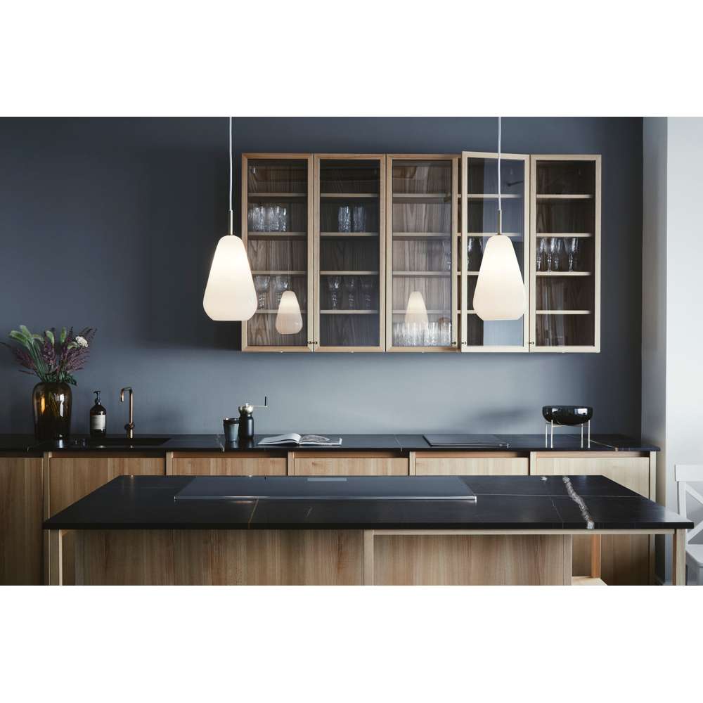 Anoli 1 medium, nordic gold / opal Pendel