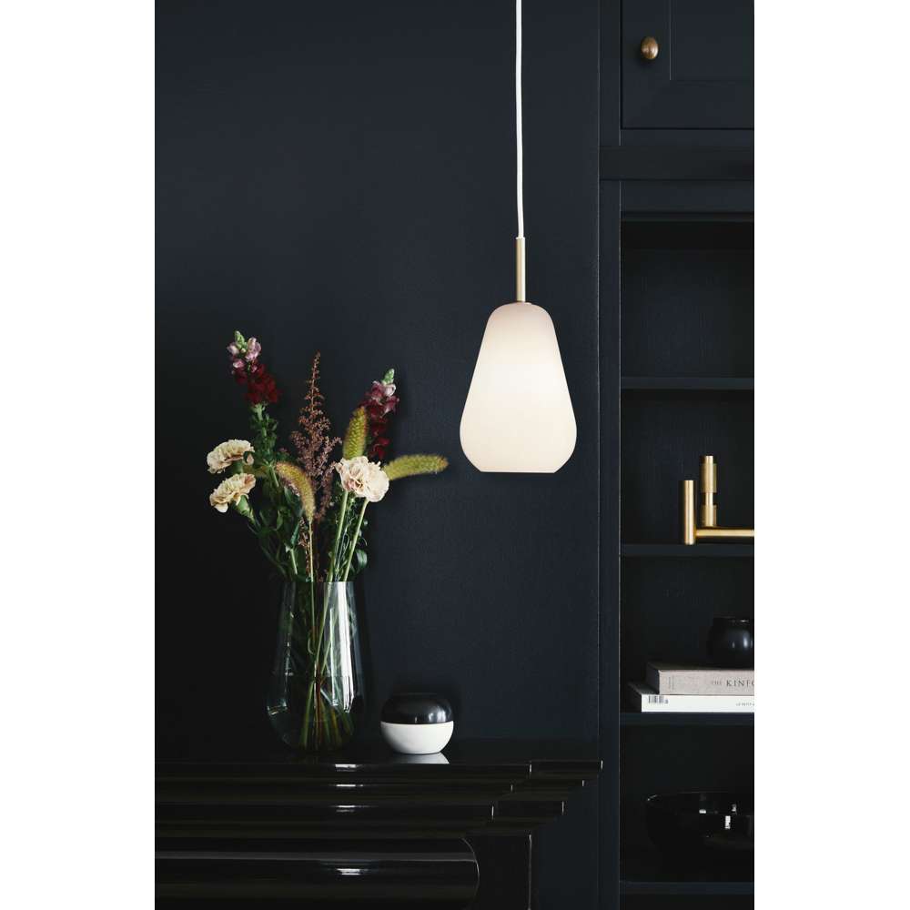 Anoli 1 small, nordic gold / opal Pendel