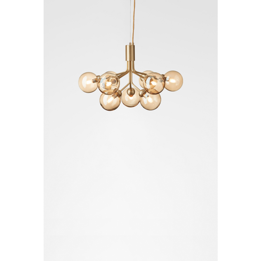 Apiales 9, brushed brass / gold Pendel