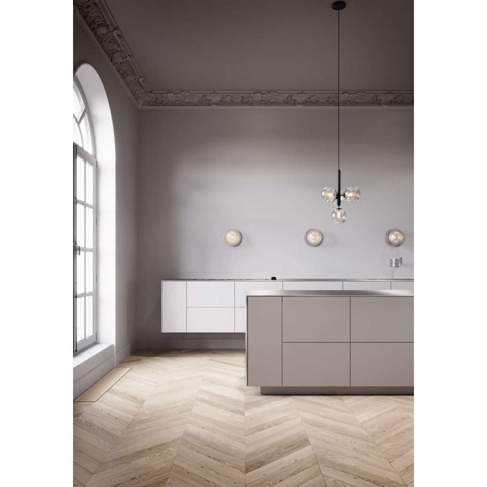 Liila 1 large loft-/væglampe silver optic Væglampe