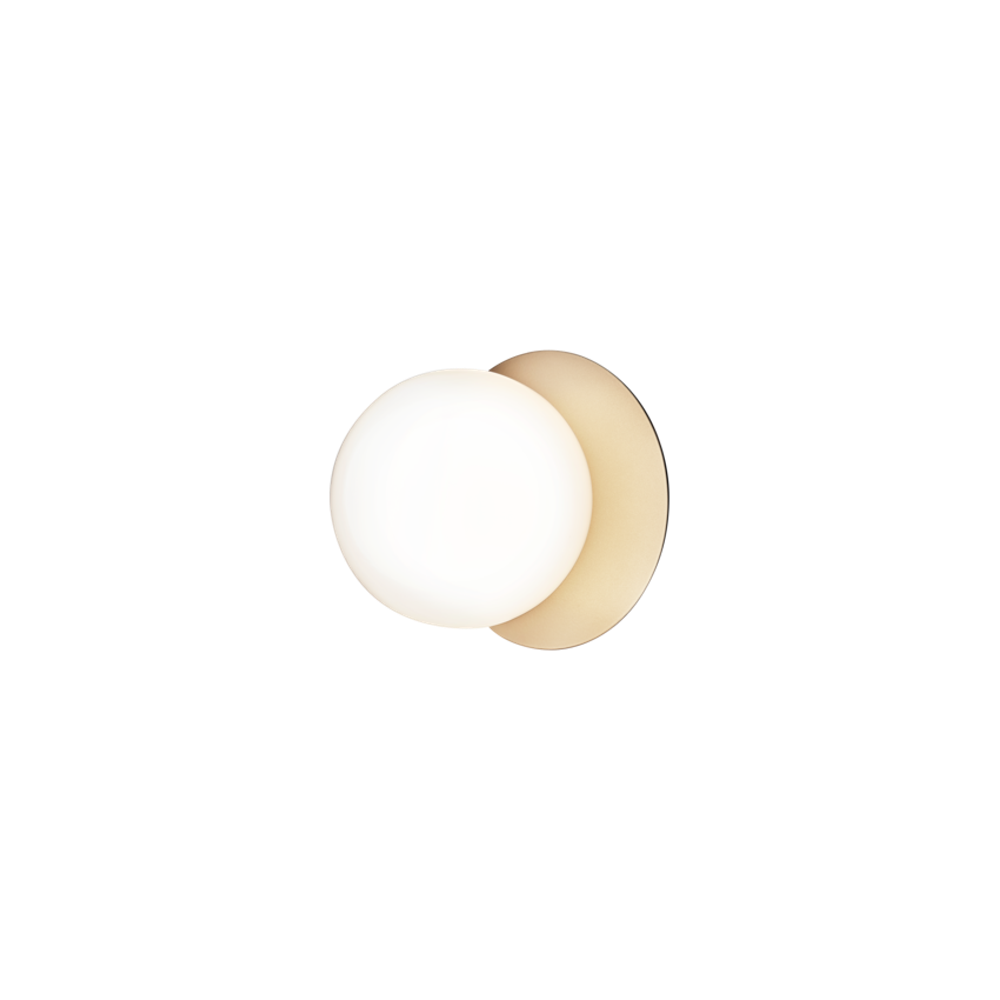 Liila 1 medium, nordic gold / opal, ip44 Væglampe Væglampe