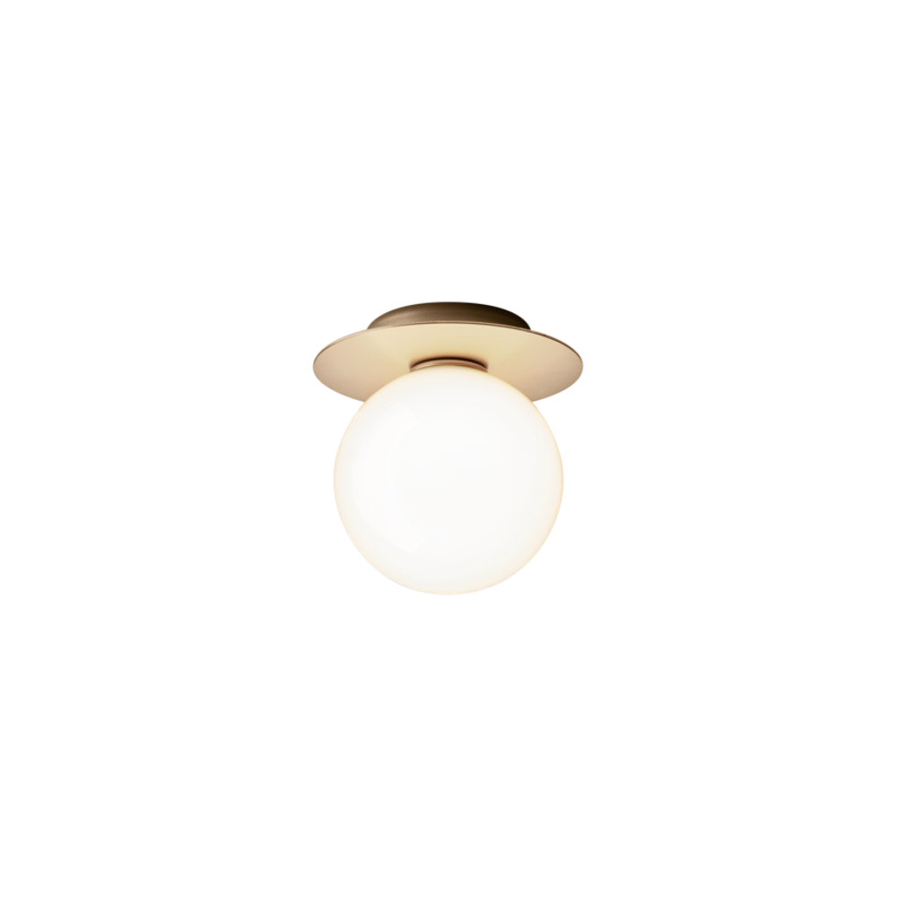 Liila 1 medium, nordic gold / opal, ip44 Væglampe Væglampe