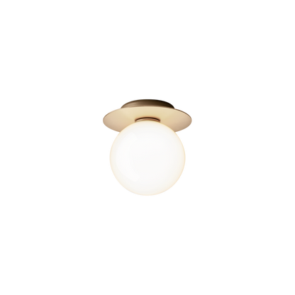 Liila 1 medium, nordic gold / opal, ip44 Væglampe Væglampe