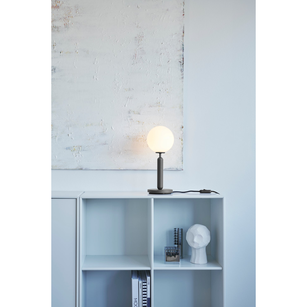 Miira table, rock grey / opal Bordlampe Bordlampe