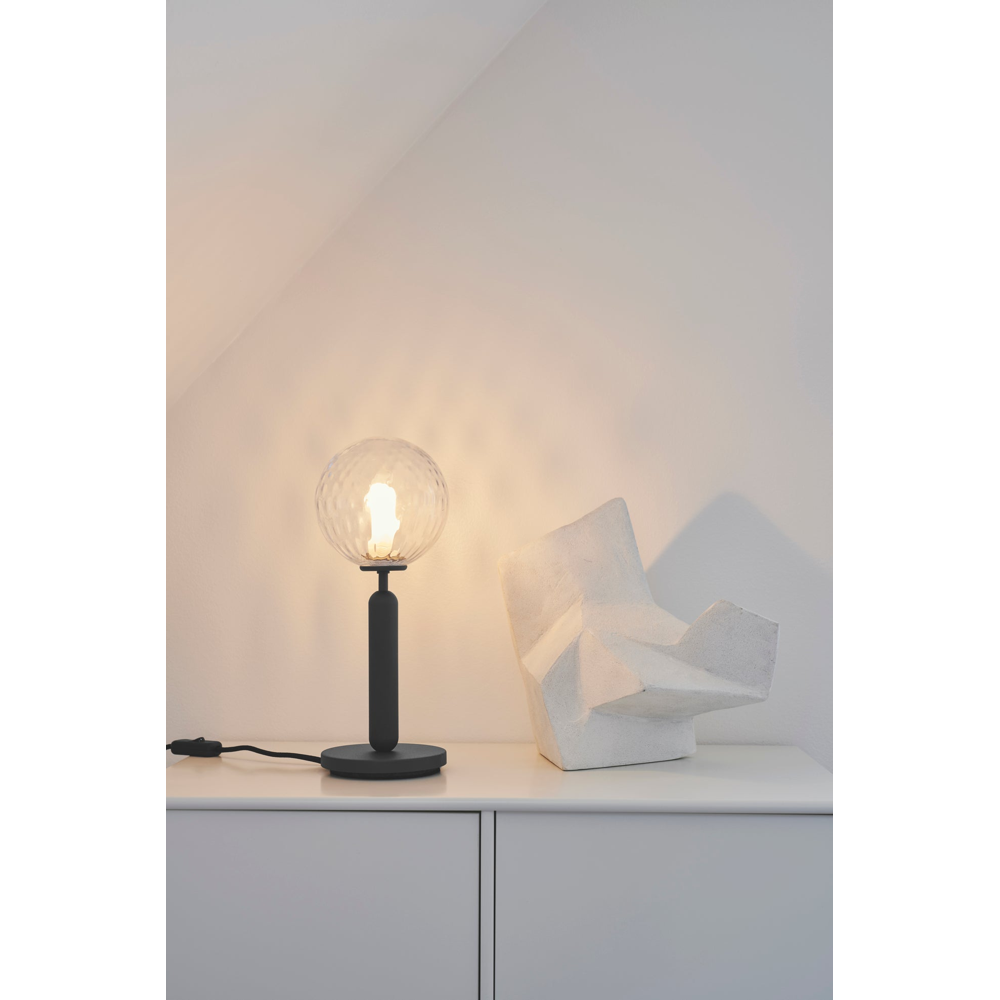 Miira table, rock grey / optic Bordlampe Bordlampe