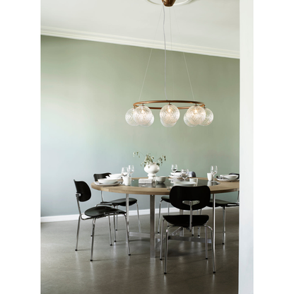 Miira 8 circular,  dark bronze / optic clear Loftlampe Loftlampe