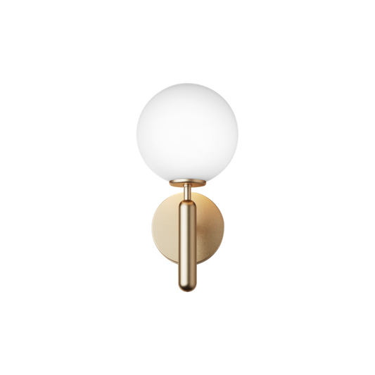 Miira wall, brass / opal Væglampe Væglampe