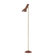 Oblique gulvlampe messing teglrød Gulvlampe Gulvlampe