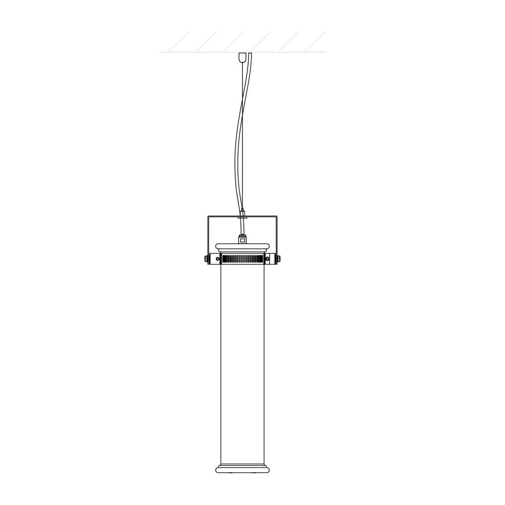 Itt pendant vertical in&out 100-350