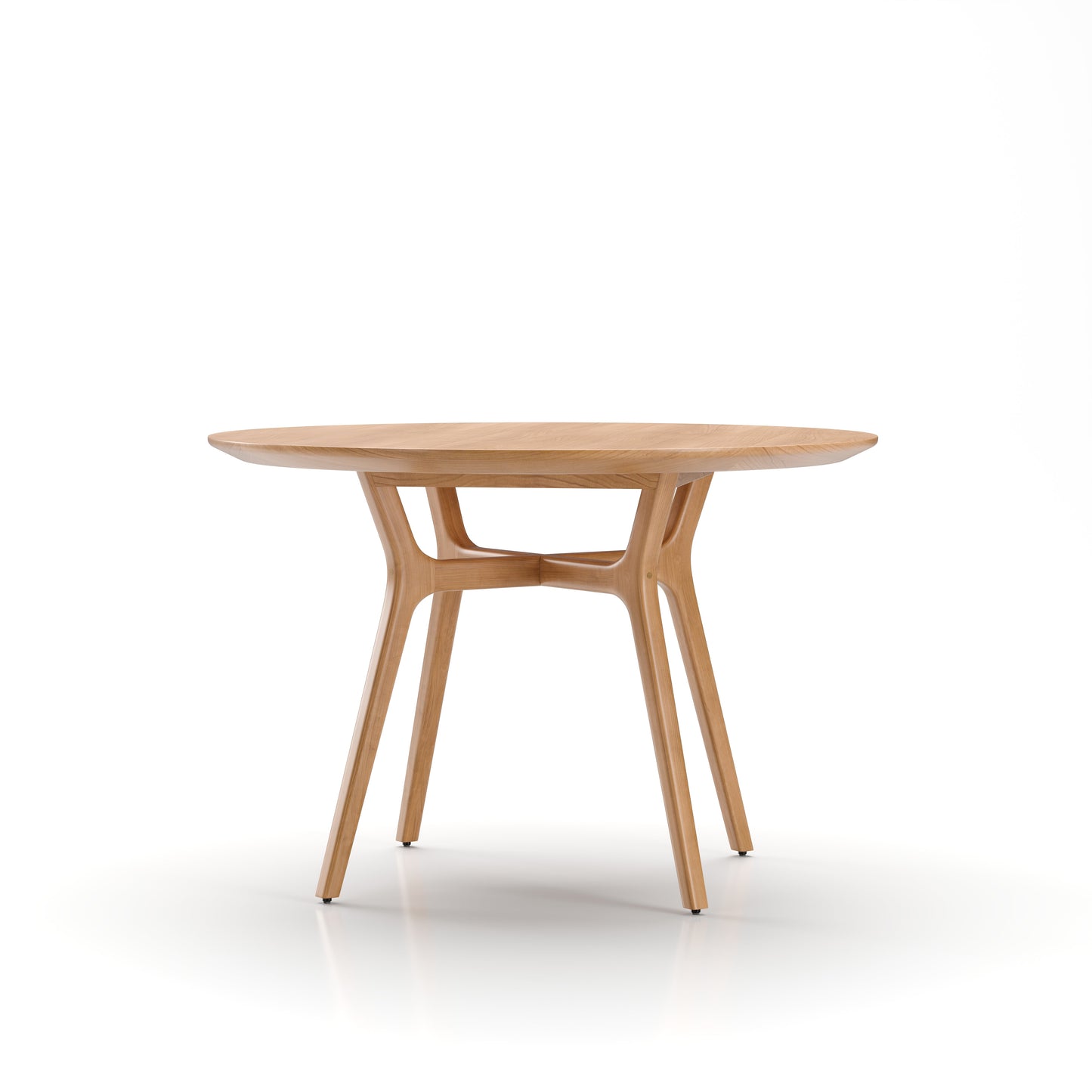 Rén Dining Table Ø110, Oak by Stellar Works