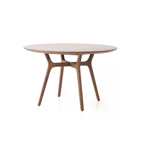 Rén Dining Table Ø110, Walnut by Stellar Works