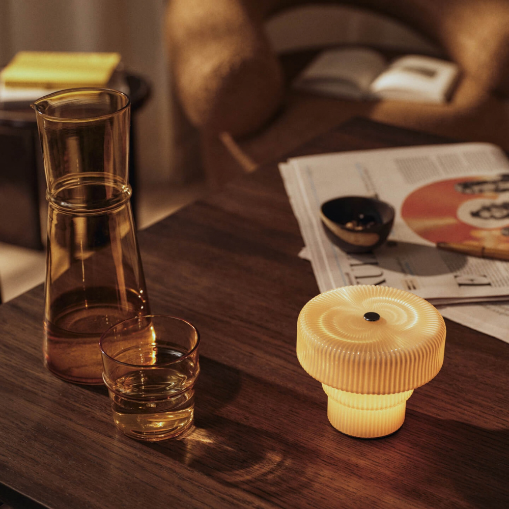 Ferm Living Ripple Portable Bordlampe - Small