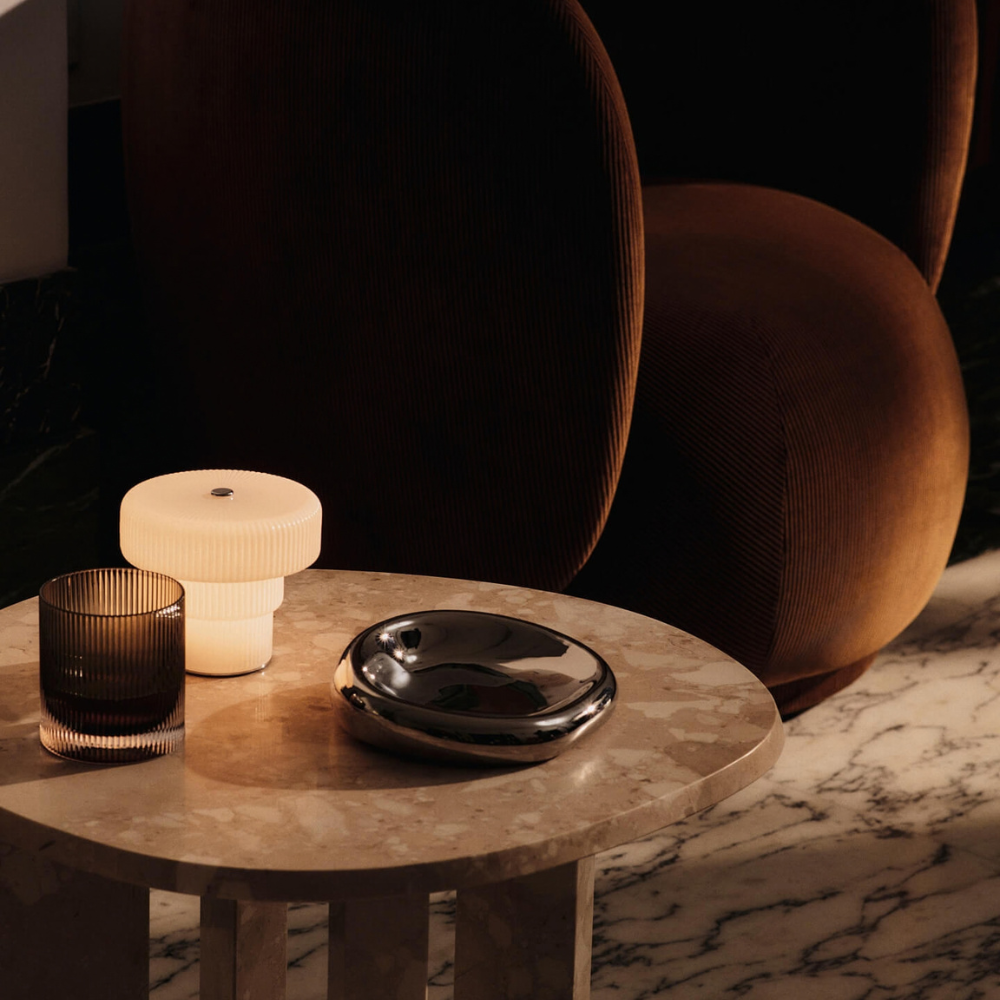 Ferm Living Ripple Portable Bordlampe - Small