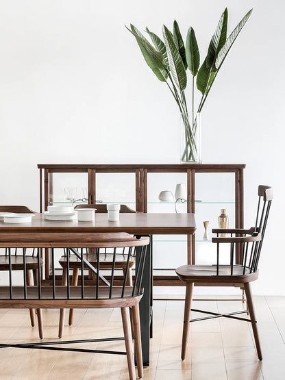 Exchange Highback Chair, walnut fra Stellar Works