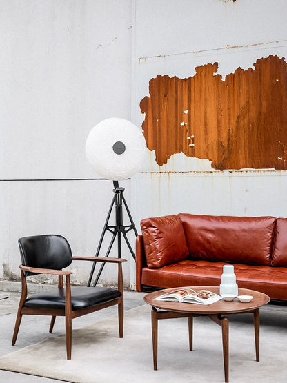 Slow Coffee Table Ø 80 cm, walnut fra Stellar Works