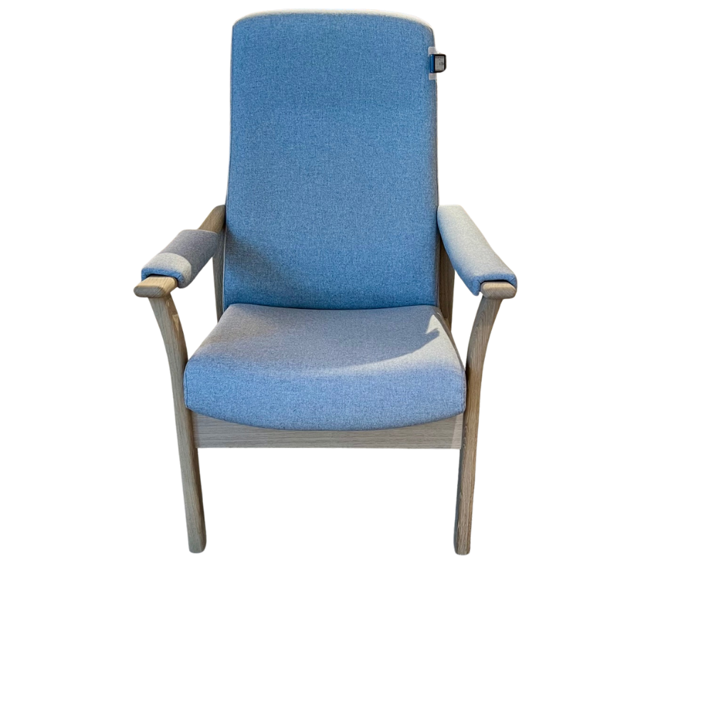 Rikke Lænestol Slim m/ åben arm