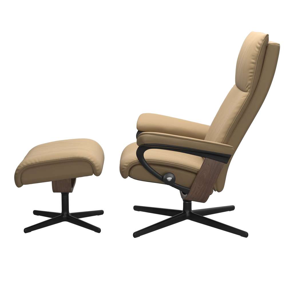 Stressless® Aura (L) Cross lænestol - Sand