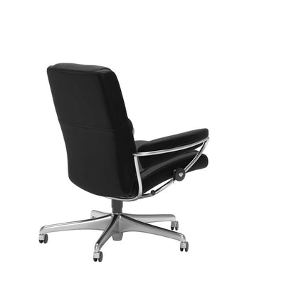 Stressless® Paris Home Office kontorsol m. lav ryg - Black