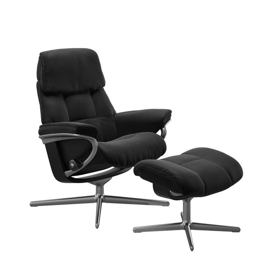 Stressless® Ruby (L) Cross lænestol - Sort