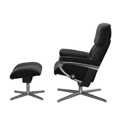 Stressless® Ruby (L) Cross lænestol - Sort