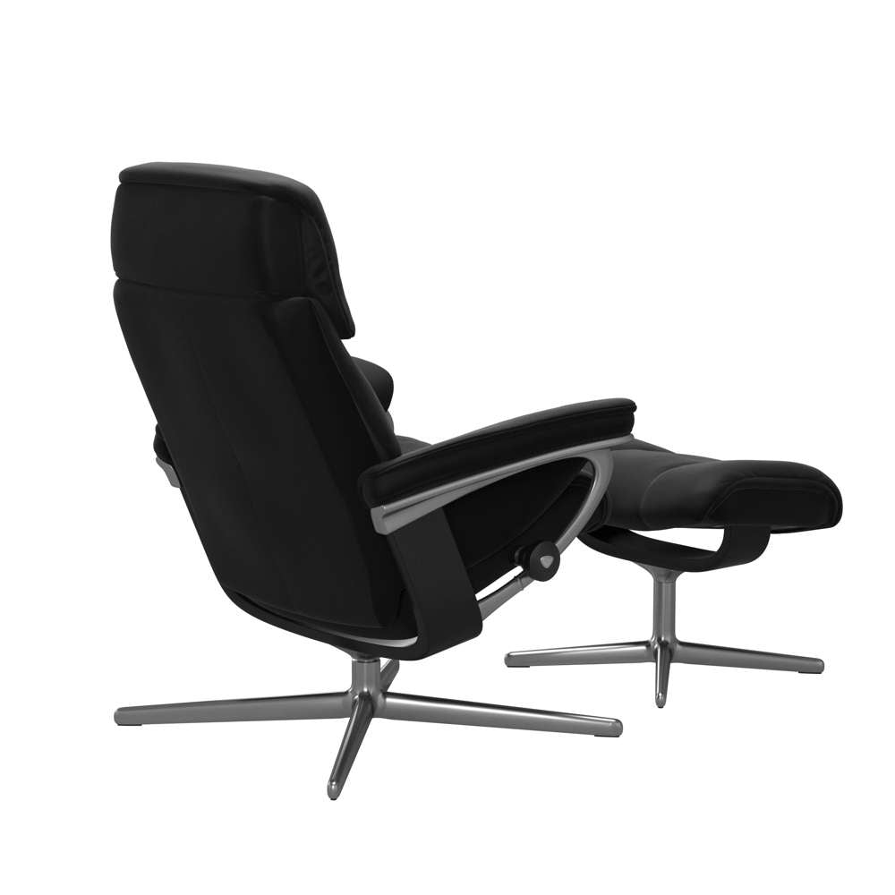 Stressless® Ruby (L) Cross lænestol - Sort