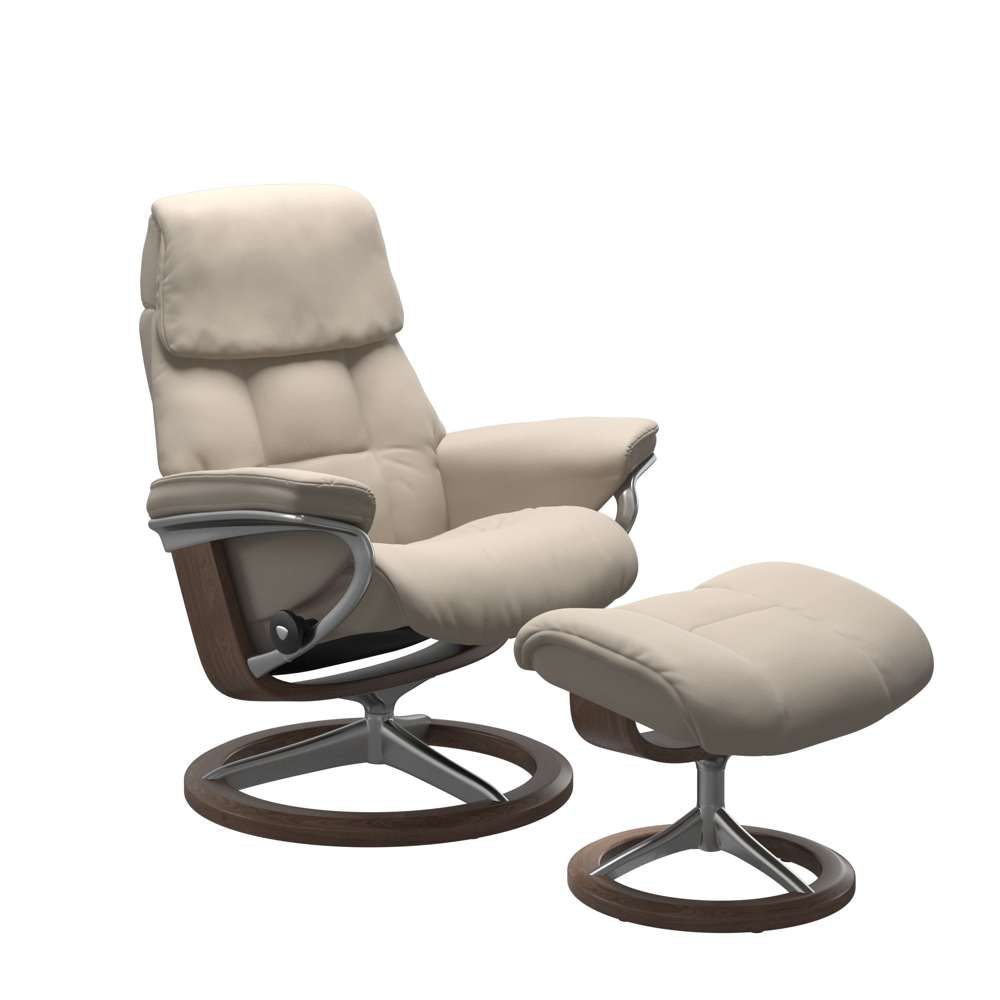 Stressless® Ruby (L) Signature lænestol - Fog