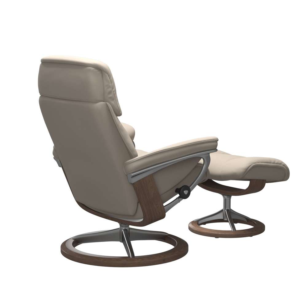 Stressless® Ruby (L) Signature lænestol - Fog