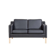 Boston Deluxe 2-pers. sofa – Sort