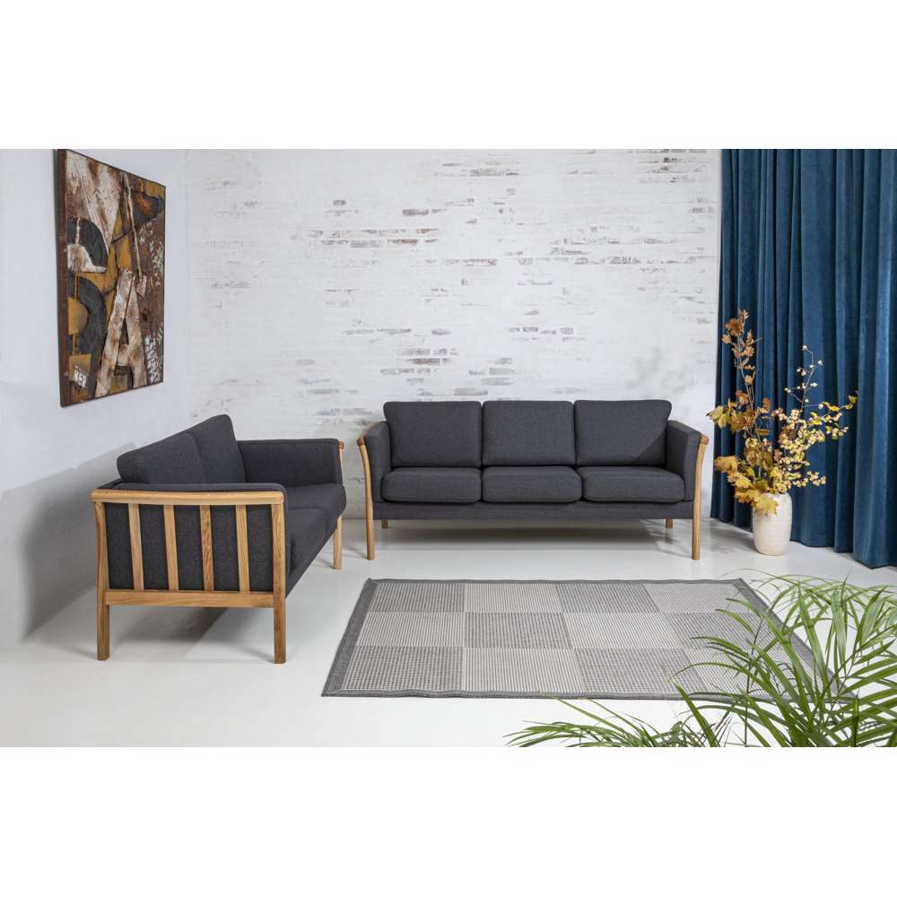 Svane Design Denver Lux 3-pers. sofa - Antracit