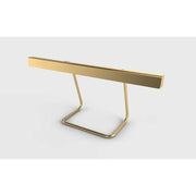 T-model bordlampe, poleret messing Bordlampe