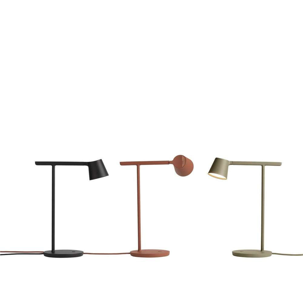 Tip bordlampe kobber/brun Skrivebordslampe
