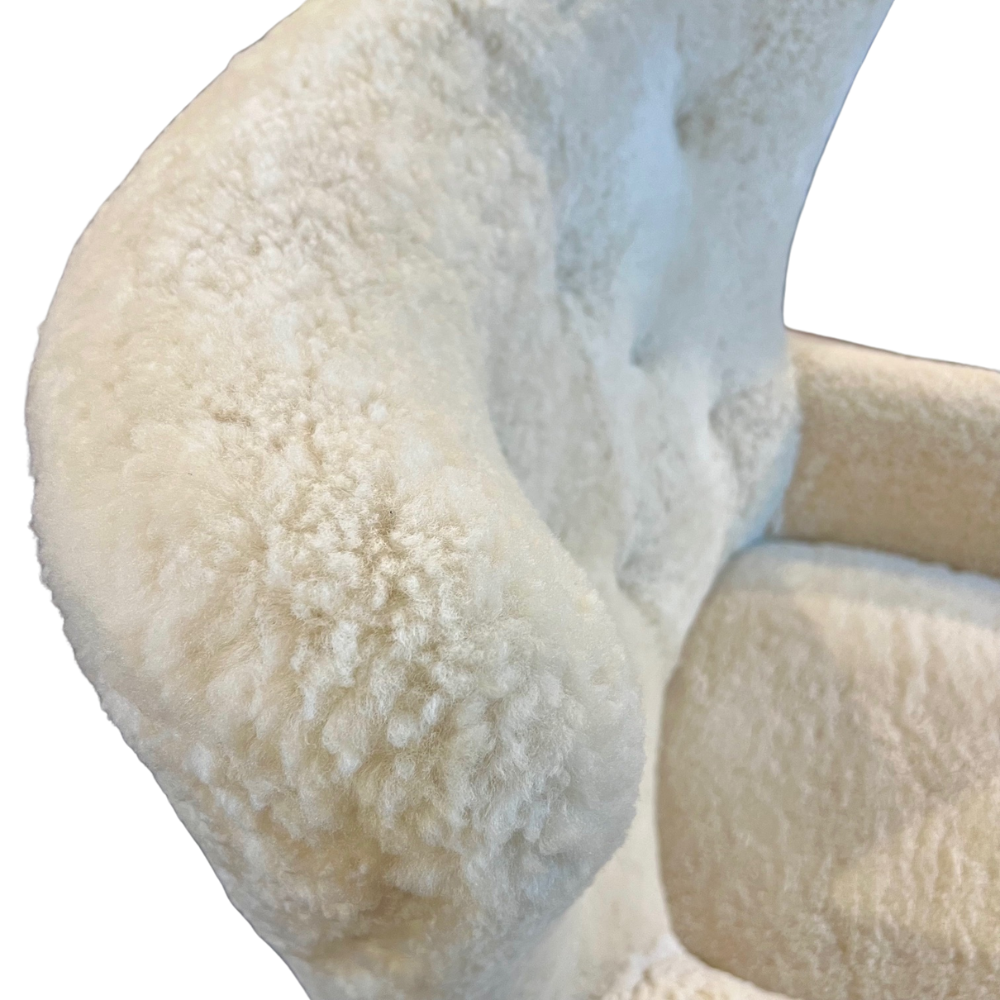 Top-Line Molly lænestol m/ knapper og keder