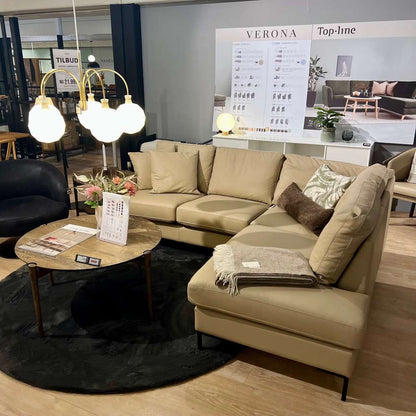 Verona hjørnesofa m. openend. (H)