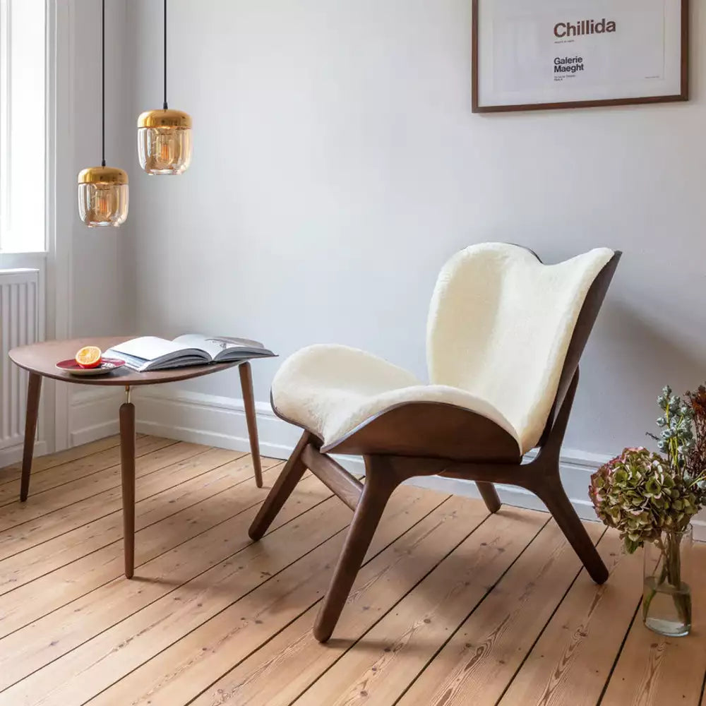 Umage A Conversation Piece lænestol m/lav ryg  Teddy White