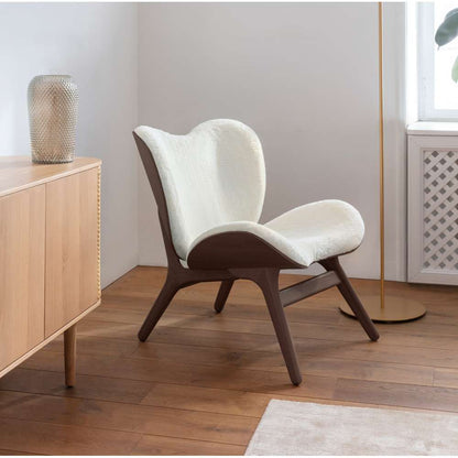 Umage A Conversation Piece lænestol m/lav ryg  Teddy White