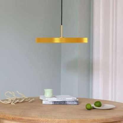 Asteria Medium - Saffron yellow  43 x 14 cm, 2.7m cordset Pendel