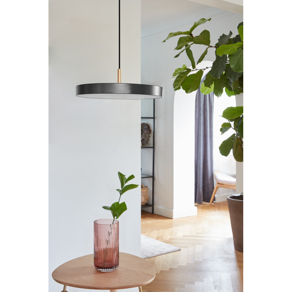 Asteria Mini - Anthracite grey 31 x 10,5 cm, 2.7m cordset Pendel Pendel