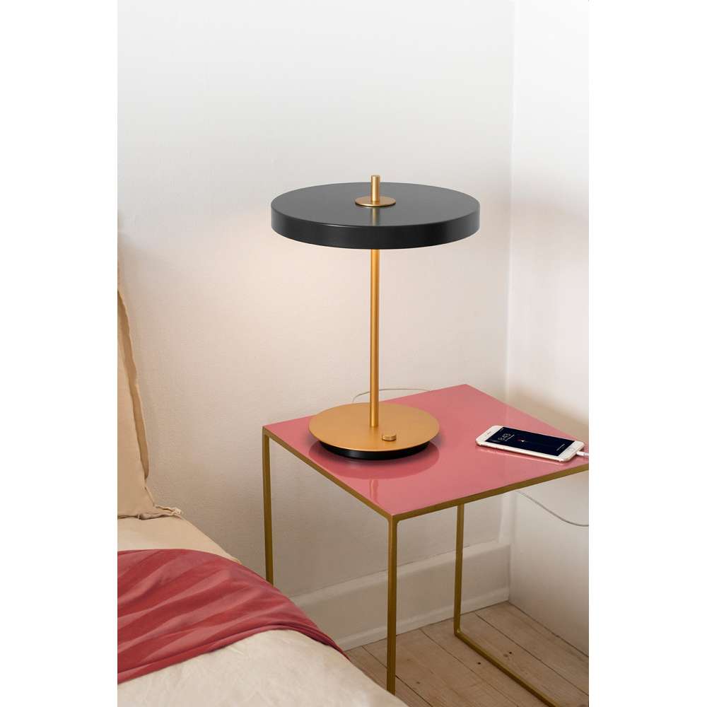 Asteria Table anthracite Ø31 x 41,5 cm Bordlampe