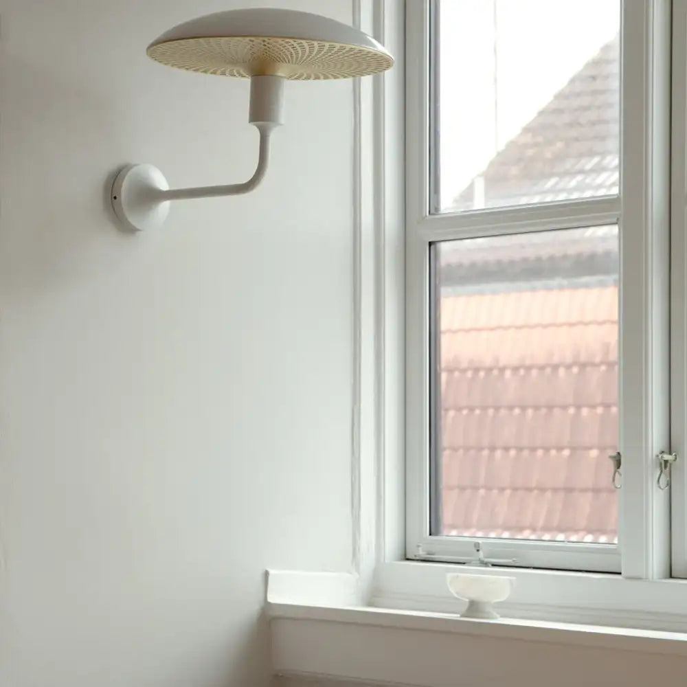 Umage Manta Ray lampeskærm - White & Brass Lampeskærm