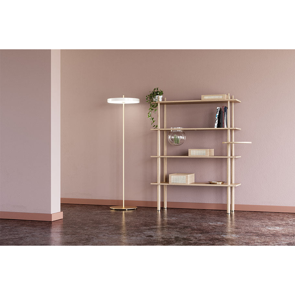 Asteria Floor pearl white Ø 43 x 150,7 cm Gulvlampe Gulvlampe