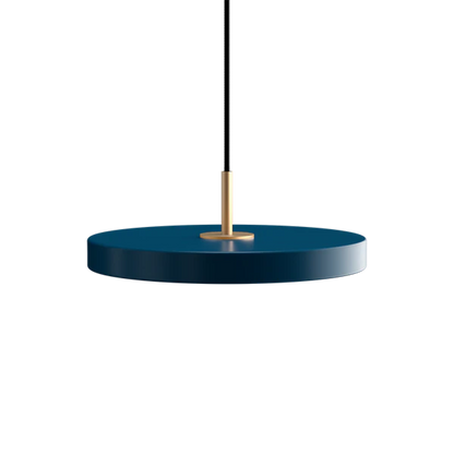 Asteria Medium - Petrol Blue 43 x 14 cm, 2.7m cordset Pendel Pendel