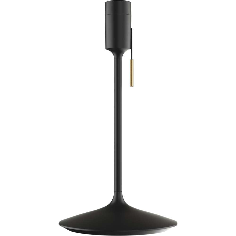 Santé table stand black, w/USB, H 42 cm Bordlampe