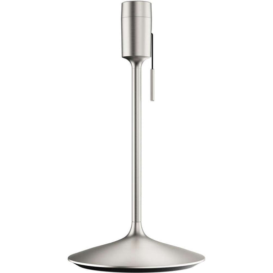 Santé table stand brushed steel, w/USB, H 42 cm Bordlampe