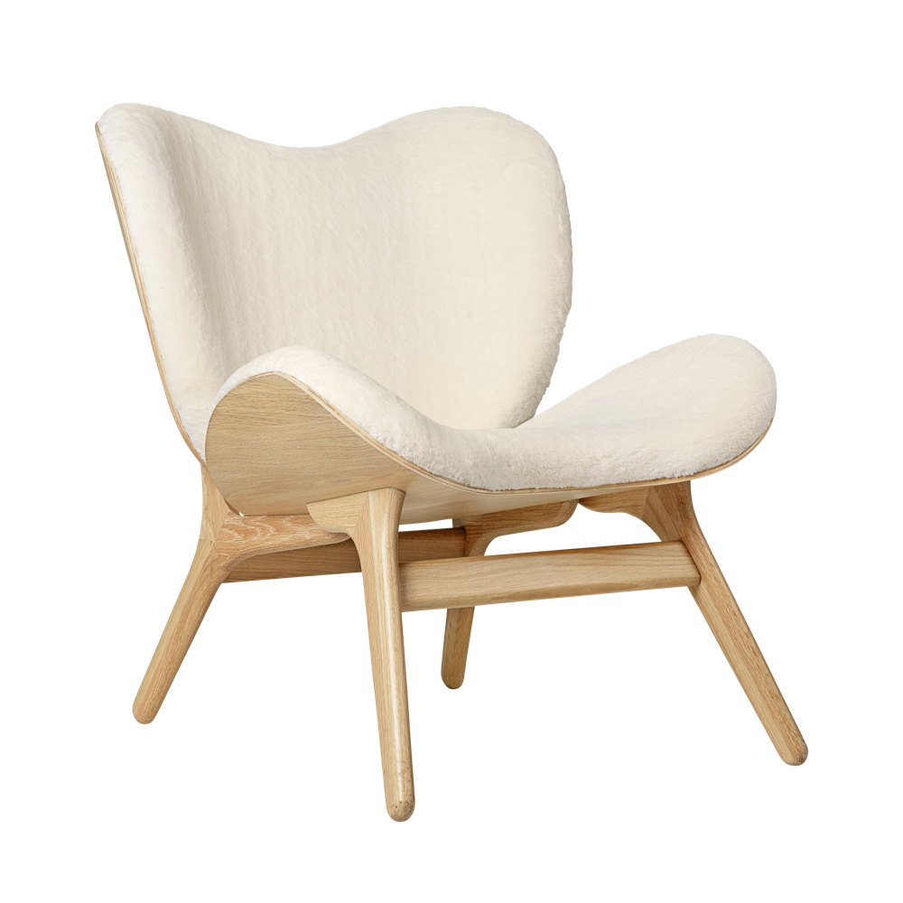 Umage A Conversation Piece lænestol m/lav ryg  Teddy White