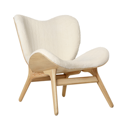 Umage A Conversation Piece lænestol m/lav ryg  Teddy White