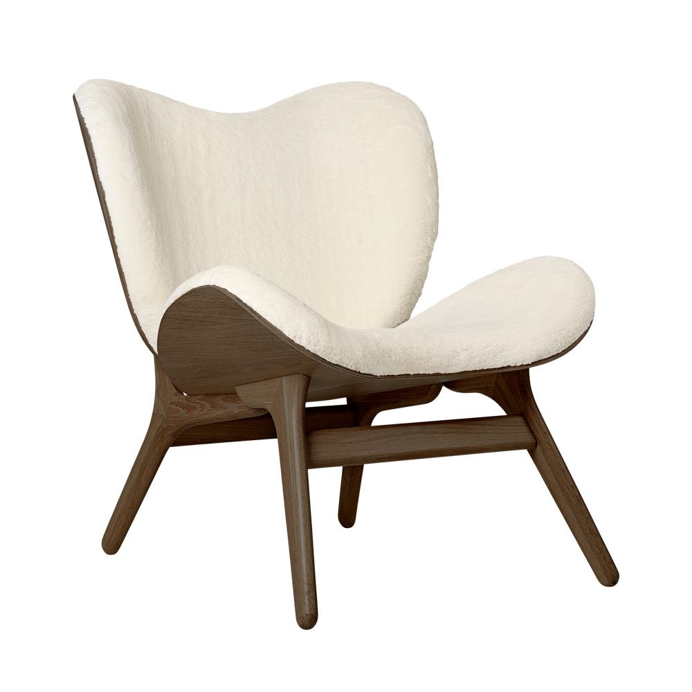 Umage A Conversation Piece lænestol m/lav ryg  Teddy White