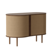 Umage Audacious skab m/jalousidøre  Sugar Brown