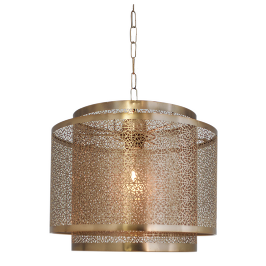 Hermine loftlampe brass Pendel